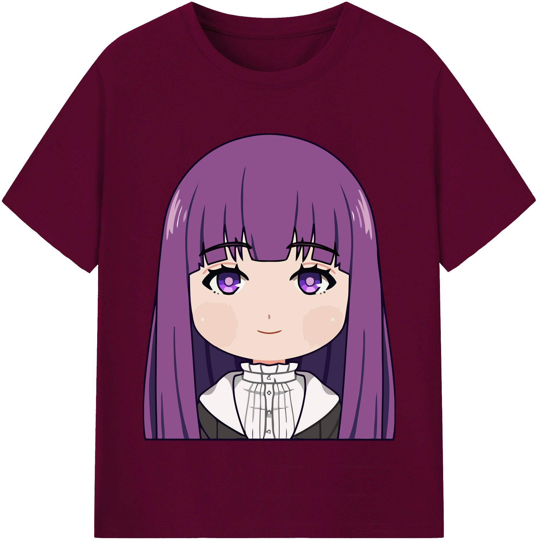 （画像用） 葬送のフリーレン Frieren レディースカジュアルプリントTシャツ（綿100％）